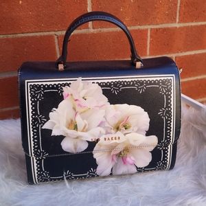 Ted Baker Navy Floral Satchel